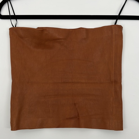 SPRWMN Tube Top in Camel - Picture 10 of 10